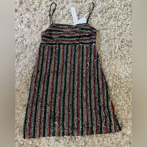 Rainbow sparkly dress